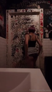 Ooops sorry i took so long in the bar bathroom again