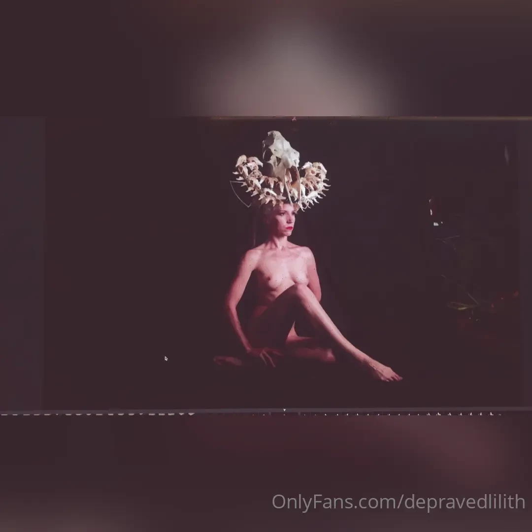Bts from one of my crazy shoots with eowyn ruud-olsen 