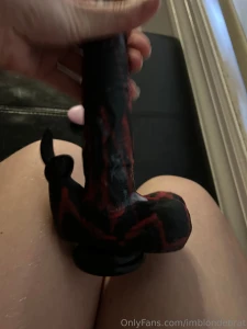 A 19 year old striping her clothes offf then riding the dildo making part 4