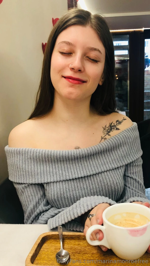Pov you call me pretty on our weekly coffee date 
