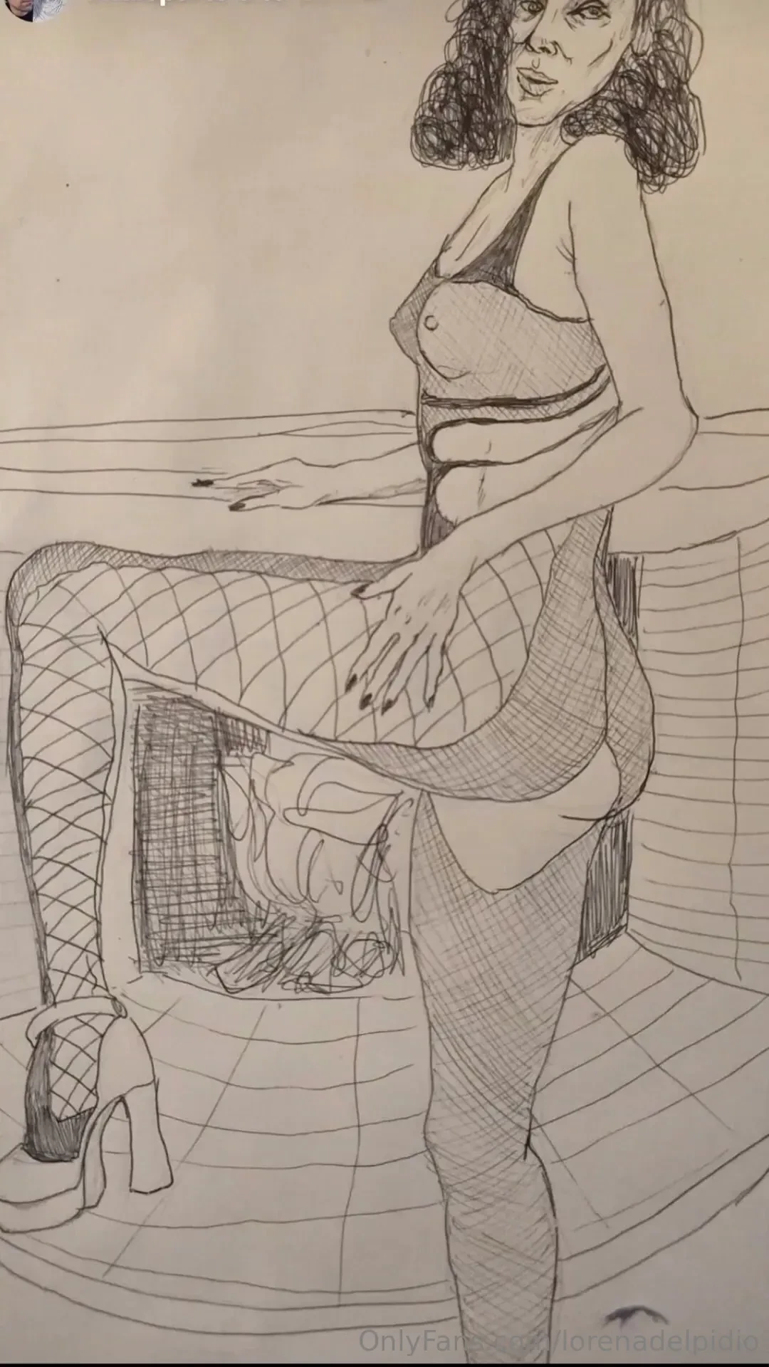 Ringrazio questo bravissimo artista che mi ha ritratta davvero 