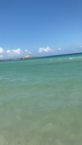 Walking around the nude beach