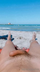 I miss being naked on the beach
