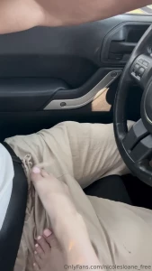 Would you crash if i was rubbing your dick with my feet