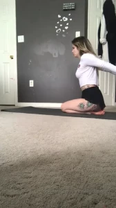 Come stretch with me all sorts of different positions flexibility