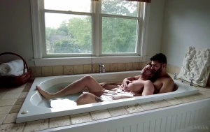 This place has a big jacuzzi tub so obviously i had to play with