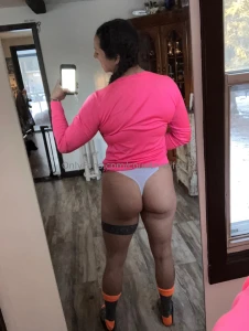 Work clothes peeling down the layers