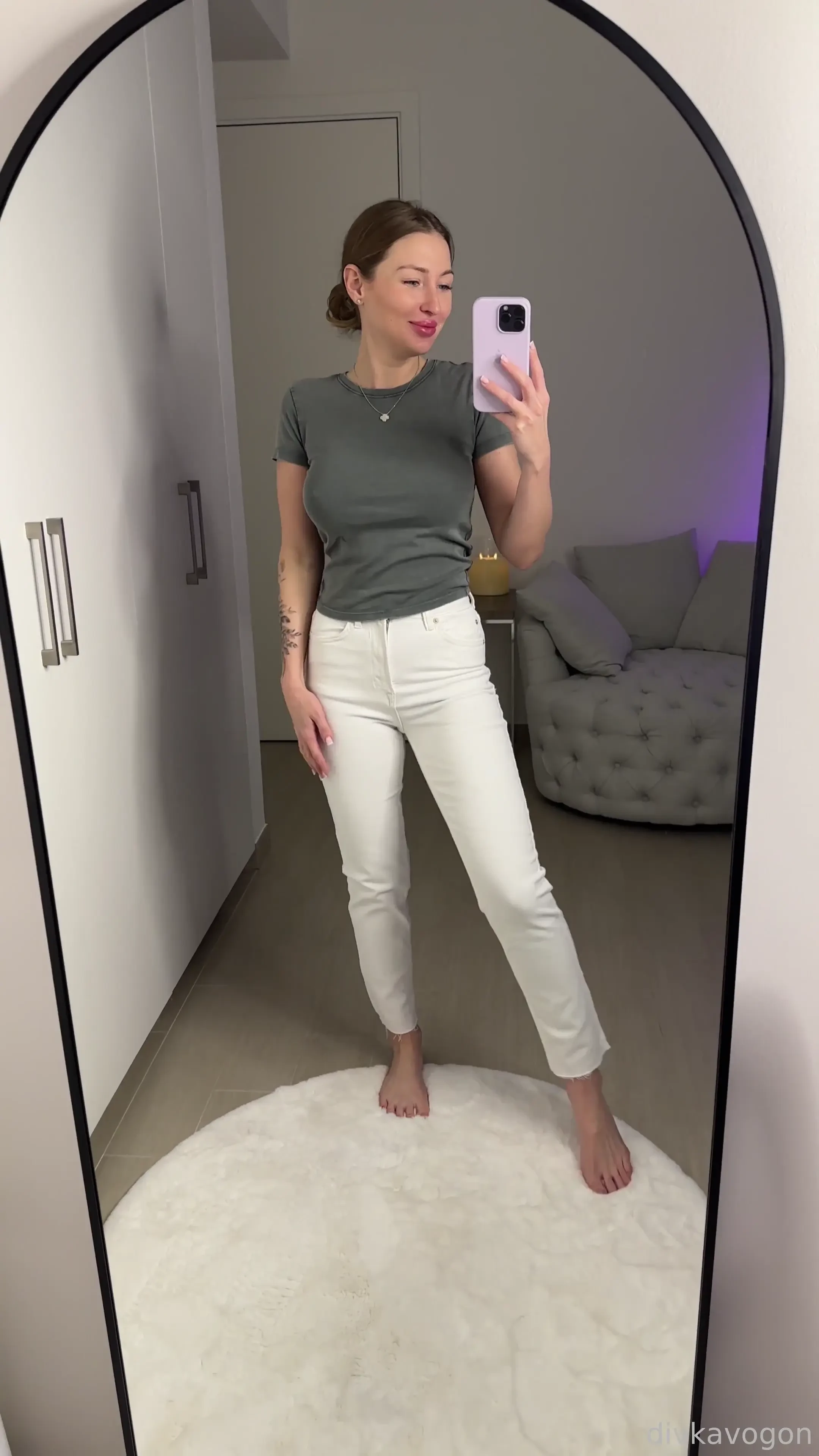 How did i do picking my first white jeans lol 