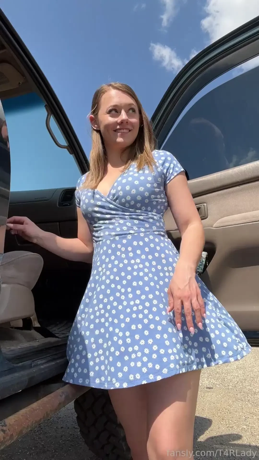 4runner blue sundress a match made in heaven i show off my juicy ass part 1 