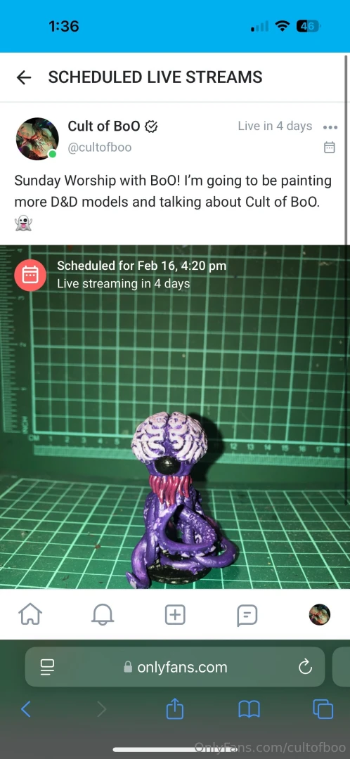 More streaming this sunday join me for sunday worship i ll be painting 