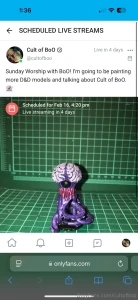 More streaming this sunday join me for sunday worship i ll be painting