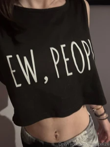 Wanna see what s under my top in case you didn t see it in the message