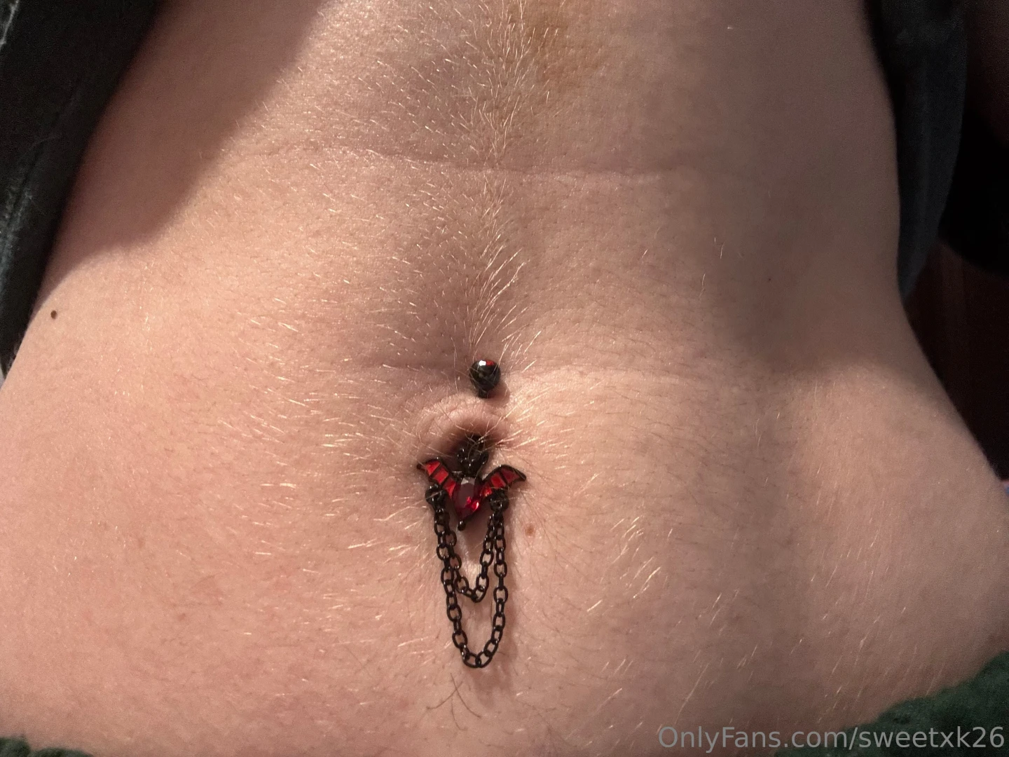 New belly ring but unfortunately can t keep it in it s cute though 