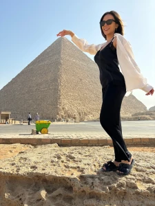 Just casually holding up 4 500 years of history no big deal