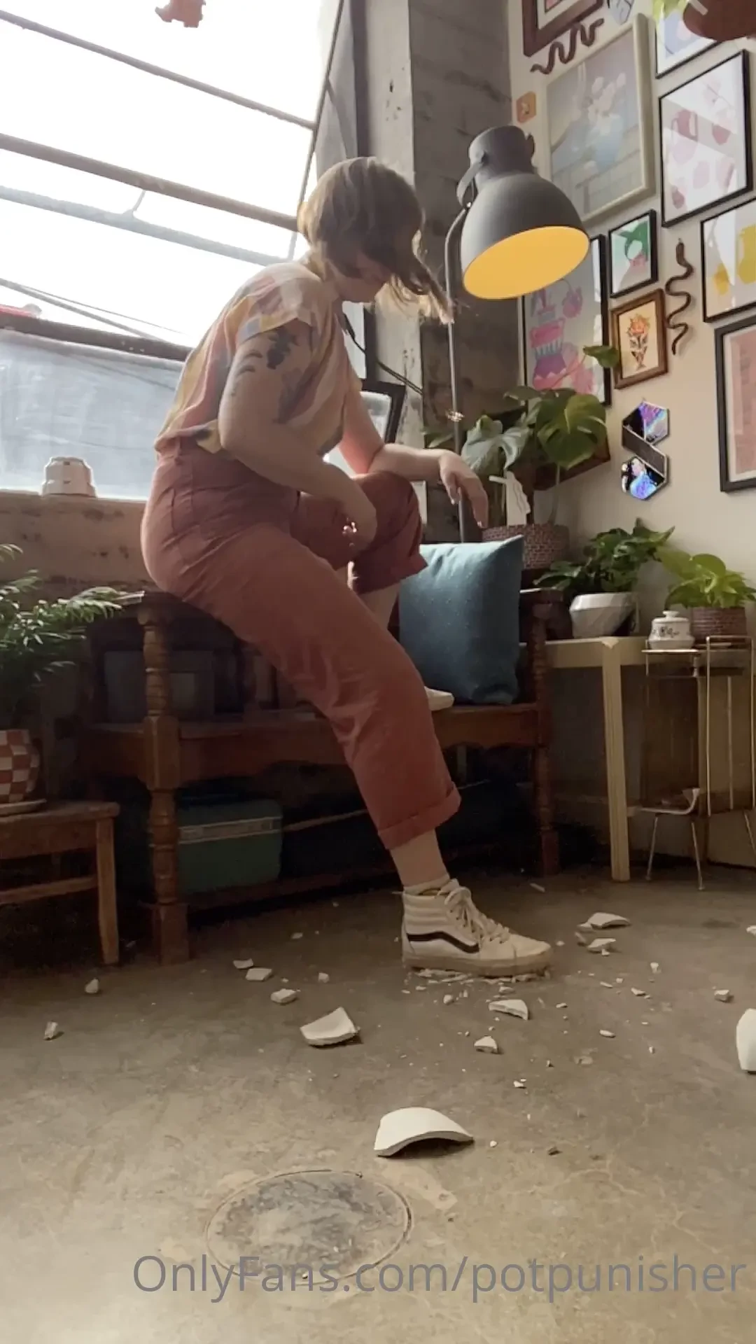 She gonna step on your neck 