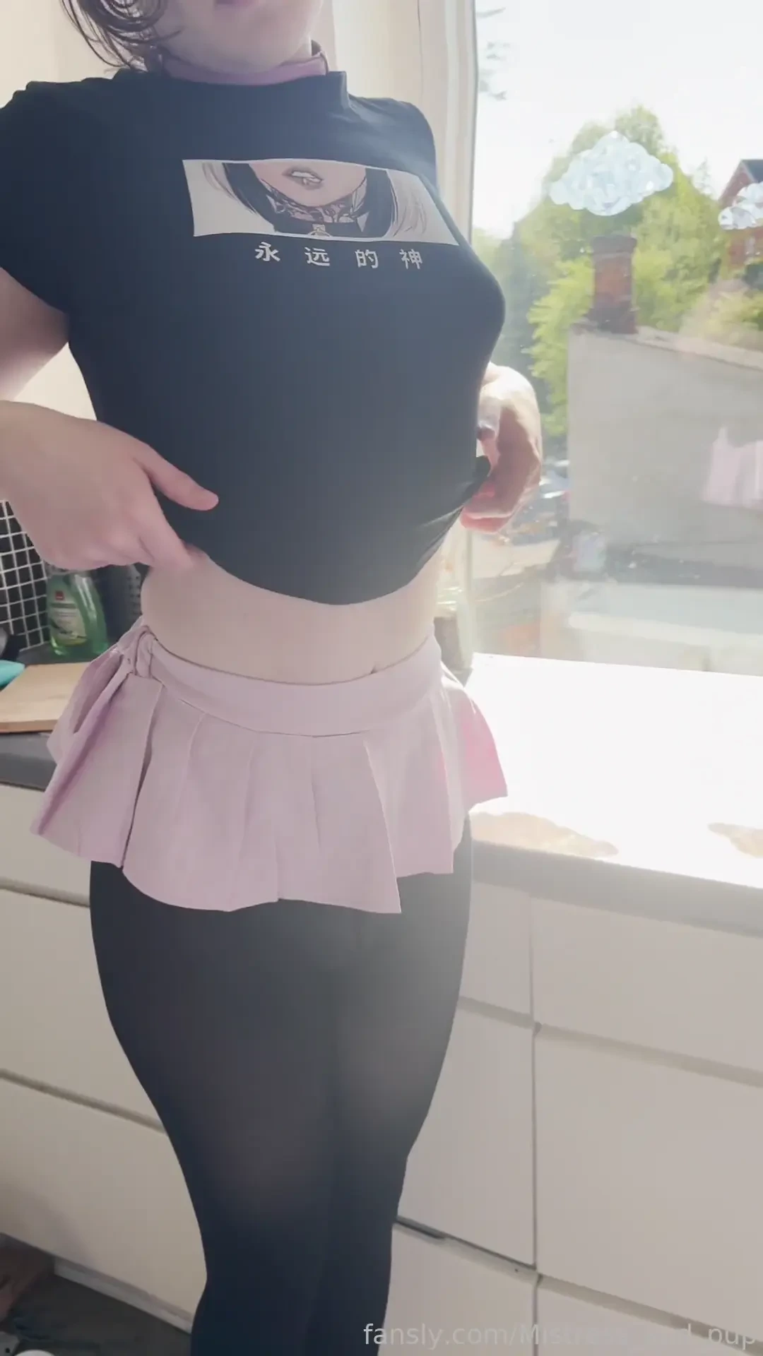 What a beautiful day time to put pup in a pretty skirt that barely part 1 