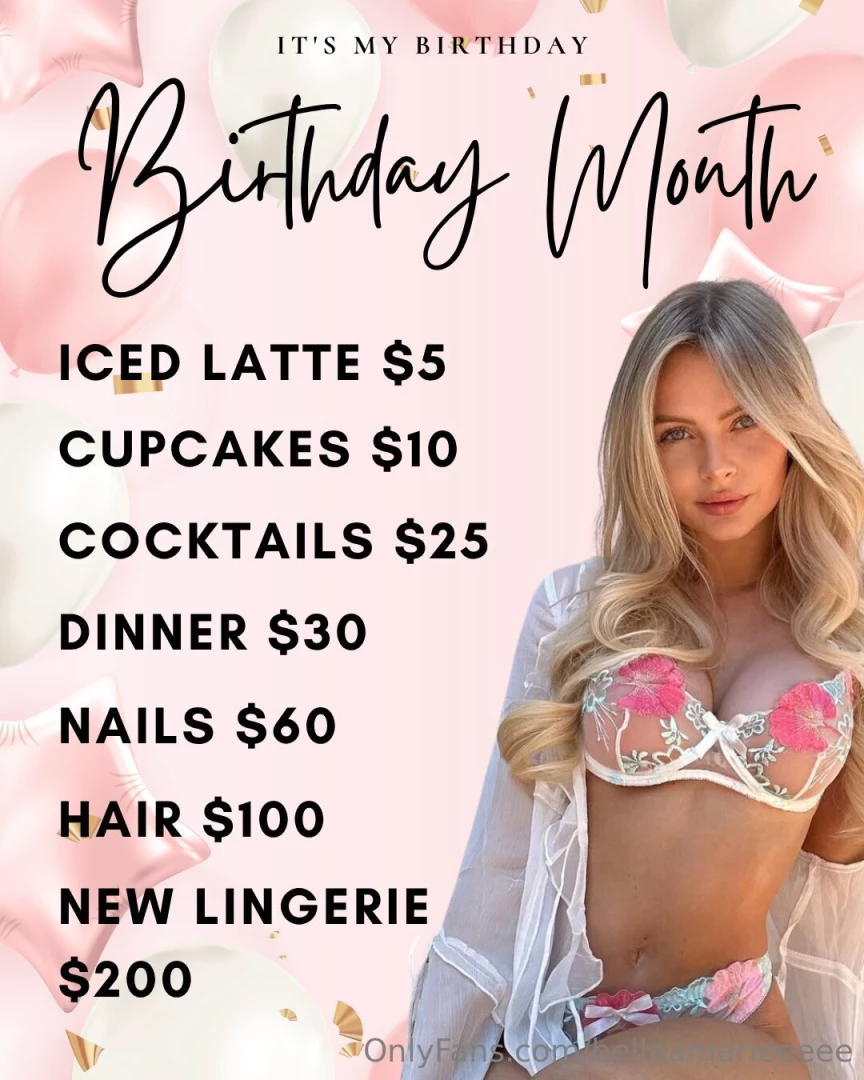 It s my birthday tomorrow here s my birthday wishlist if you tip me 