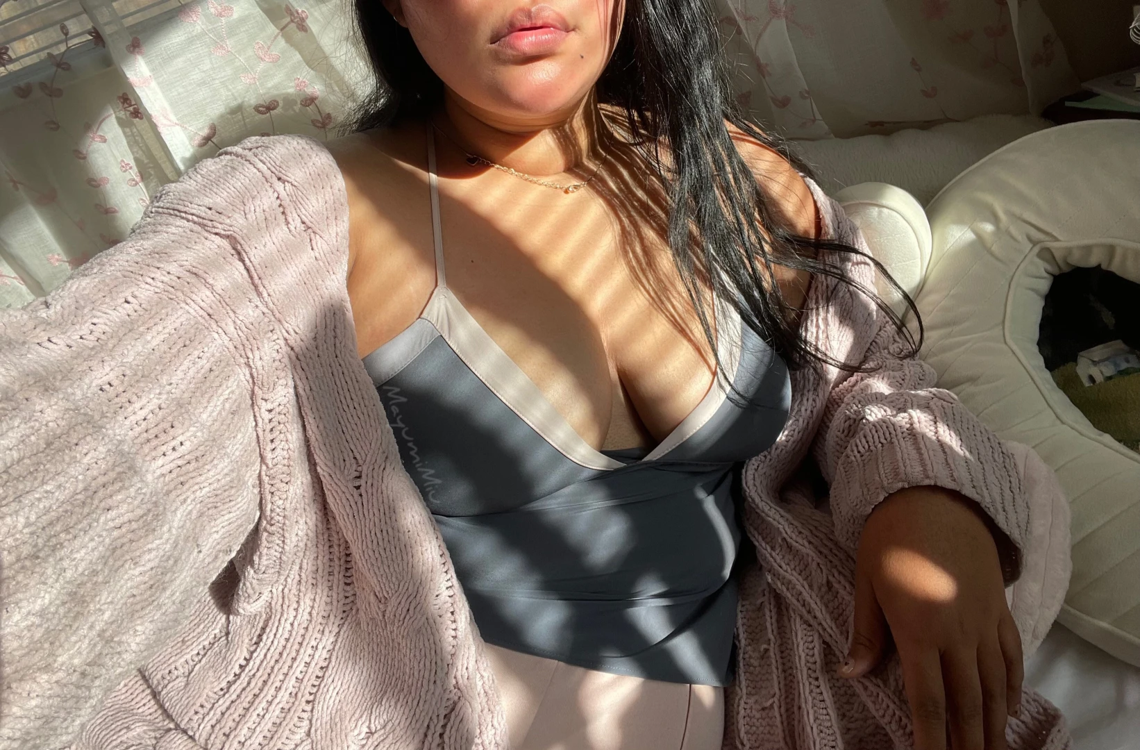 I love the way the light and shadows look on my skin part 3 