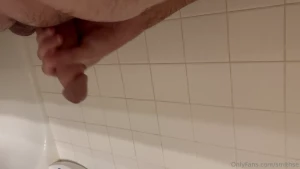 Watch me stroke myself and cum hard in the shower