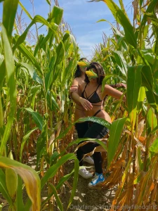 When you re minding your business being sexy in a corn field with your