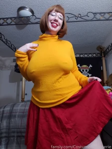 Cosplay velma thicc glasses bbw chubbygirl nerdgirl