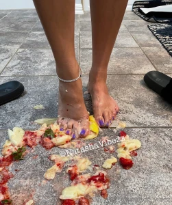 Wanna see these long toes crush this fruit https onlyfans com