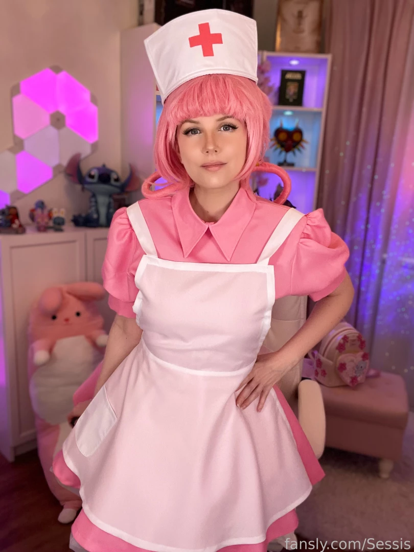 I cosplayed nurse joy today for stream had a lot of fun took two 