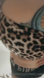 How does my big booty look in these sexy leopard shorts part 1