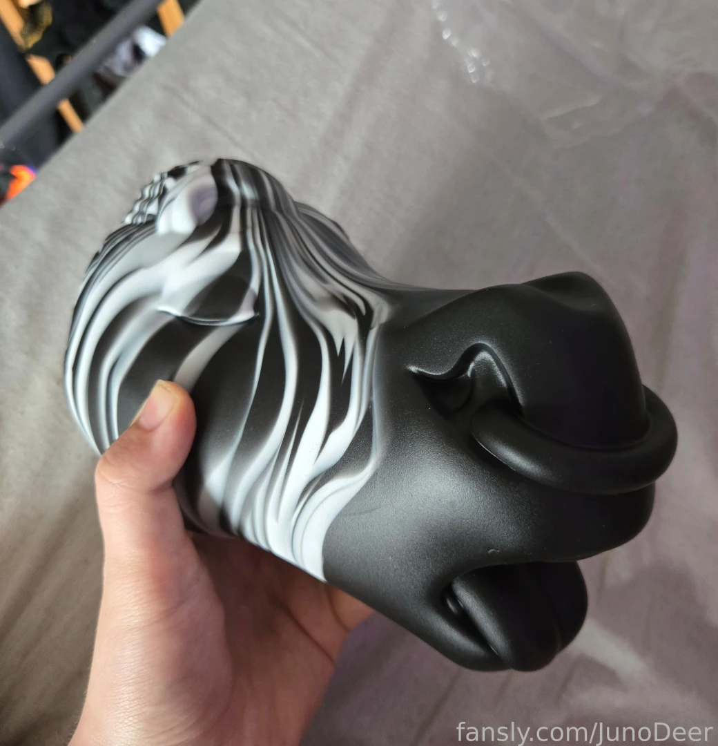 New toy see me testing it out later fyp monstercock bigdick hung toy 