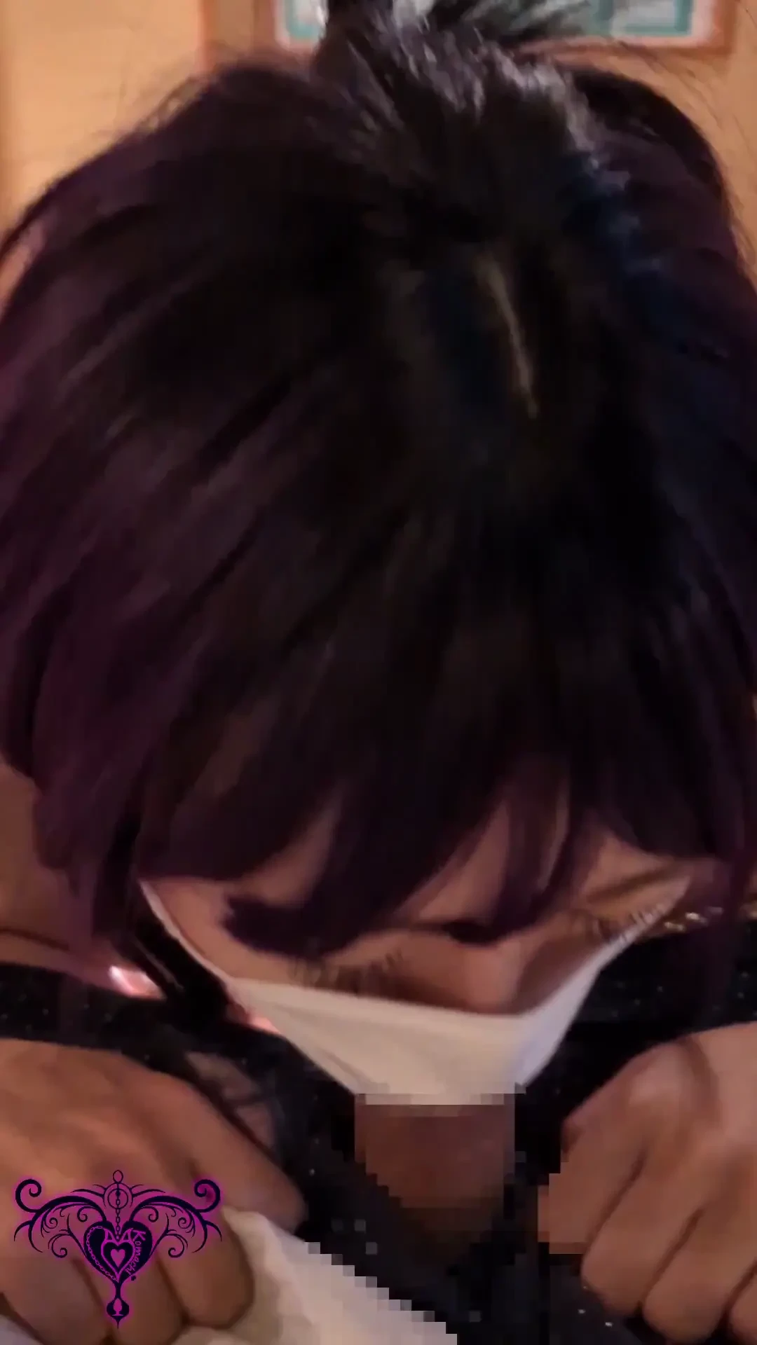 Blowjob with a tail in the anus japanese hentai asian ass anal asshole 