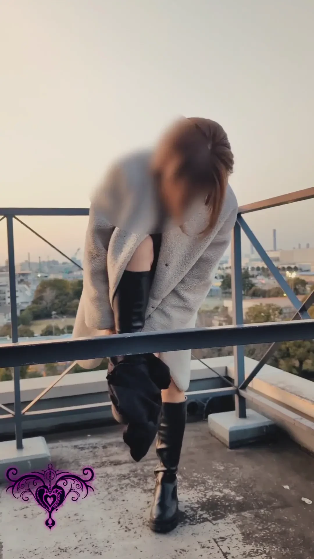 I get a kick out of peeing on hotel rooftops japanese hentai pee 