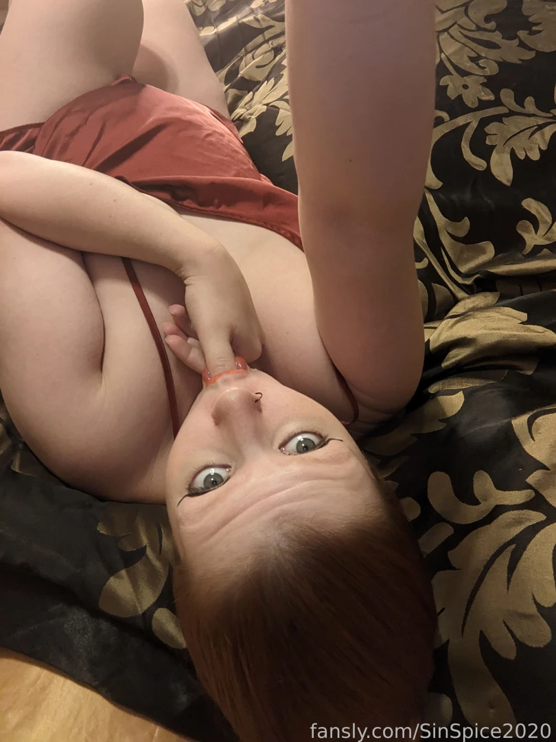 Everyone loves a lady in red lingerie redhead silk pregnant 