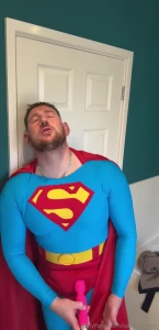Super sunday this pink kryptonite wand was gifted from who at the time