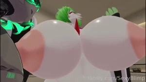 Mommy gardevoir gets her titties played with fyp bigtits pokemon