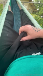 Nothing like relaxing in a hammock while softly edging part 1