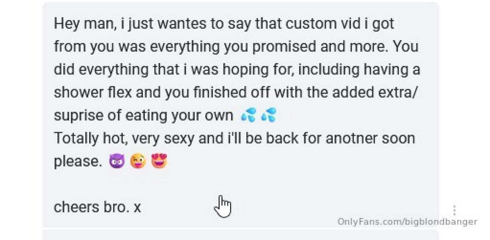 Custom videos your ideas my full attention you re not just buying a 