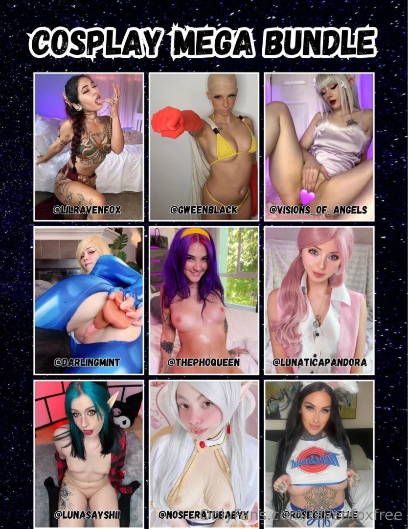 Cosplay mega bundle caution be prepared to have your mind blown and part 3 