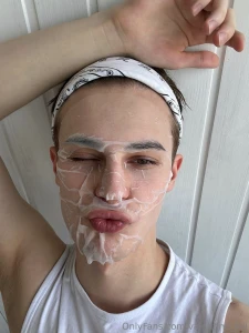 Face mask on fully relaxed no rush - first week of the june is great