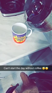 Good morning everyone whos coming for coffee