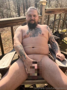 Just out here on the deck enjoying the warm weather and sun