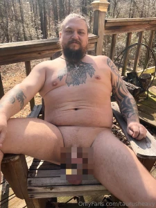 Just out here on the deck enjoying the warm weather and sun part 3