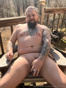 Just out here on the deck enjoying the warm weather and sun part 2