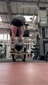 Saturday funday leg day do you like me in this position let me know in