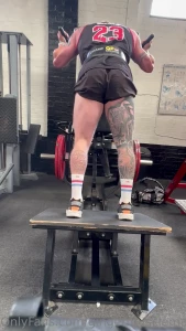 Good leg session this morning