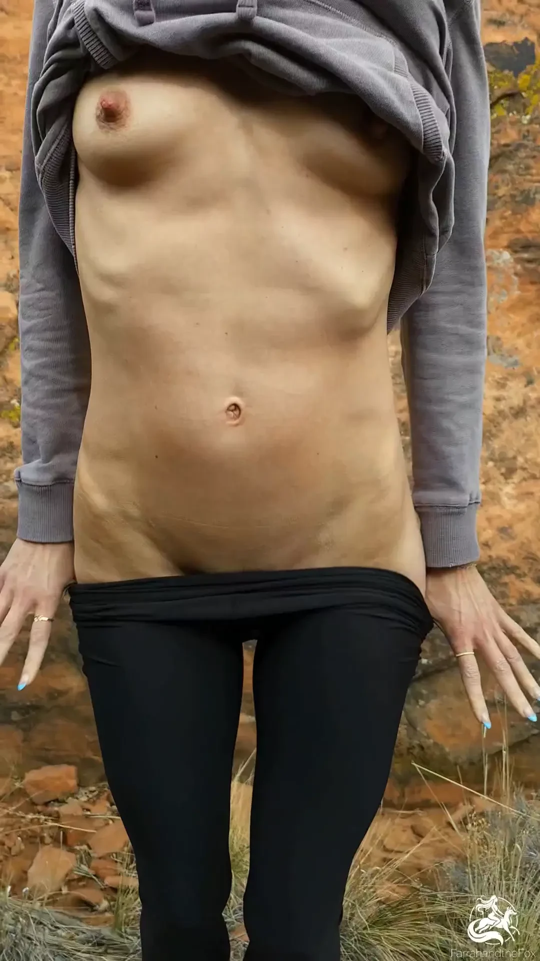 I went on a little hike today it was still a little chilly but my 