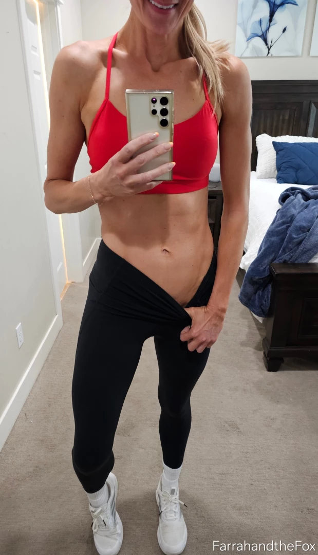 Wanna help me strip out of my workout clothes 
