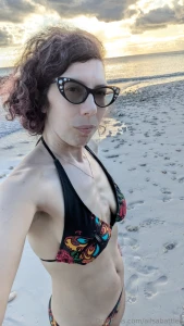 The sun is warming me up the beach is beautiful things are looking up