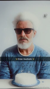 Damn i m sexy as fuck as an old man ai generated obviously courtesy of