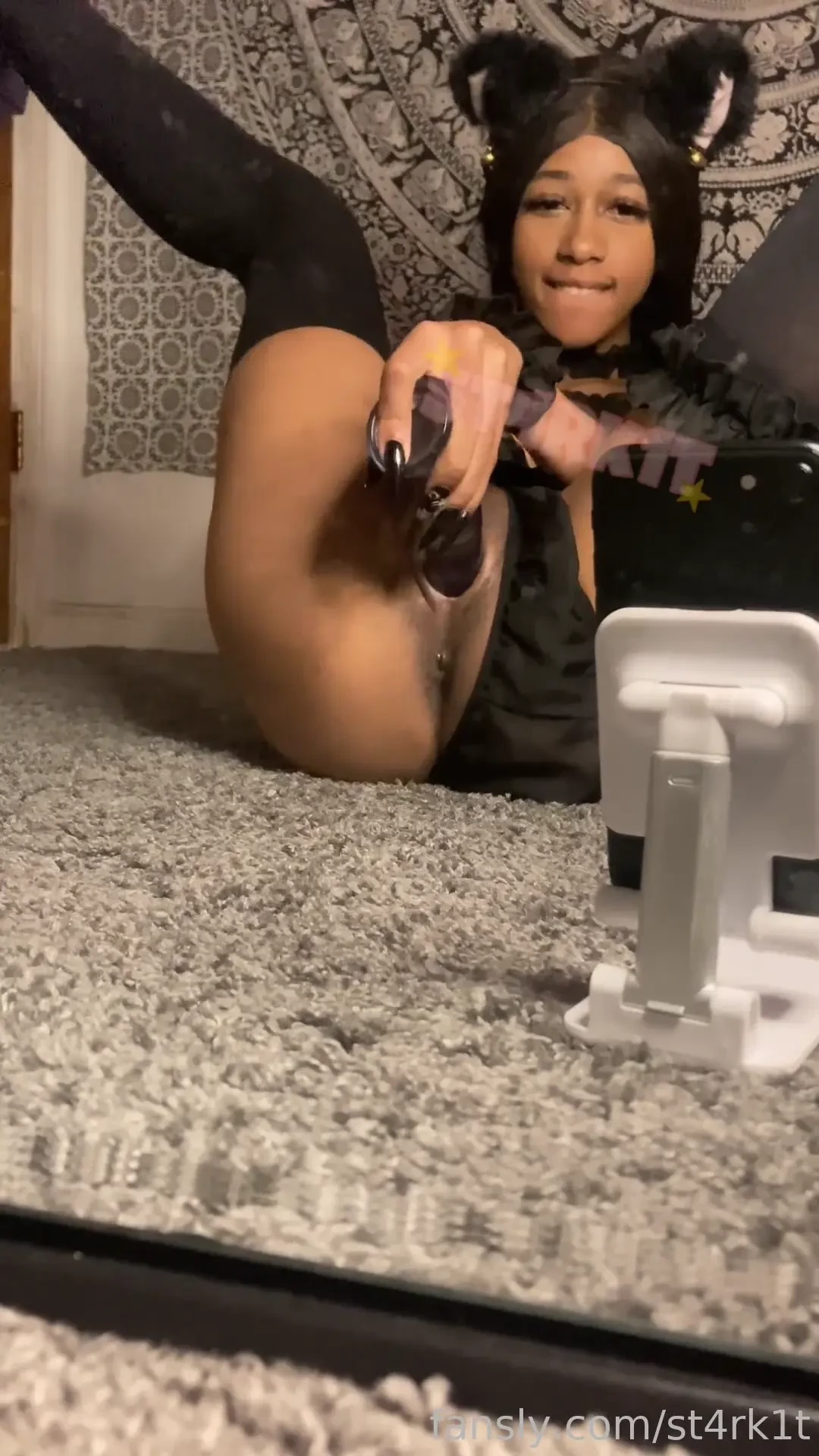 Call me a cute kitty while you fuck me 3 fyp ebony goon gooner 