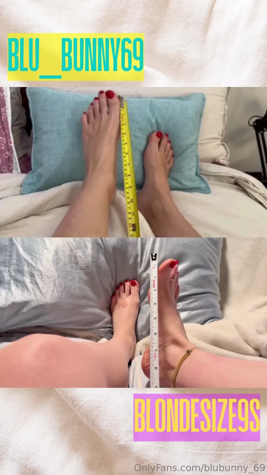Size 11 vs size 9 me and the sexy blondewife9 made a fun little foot 